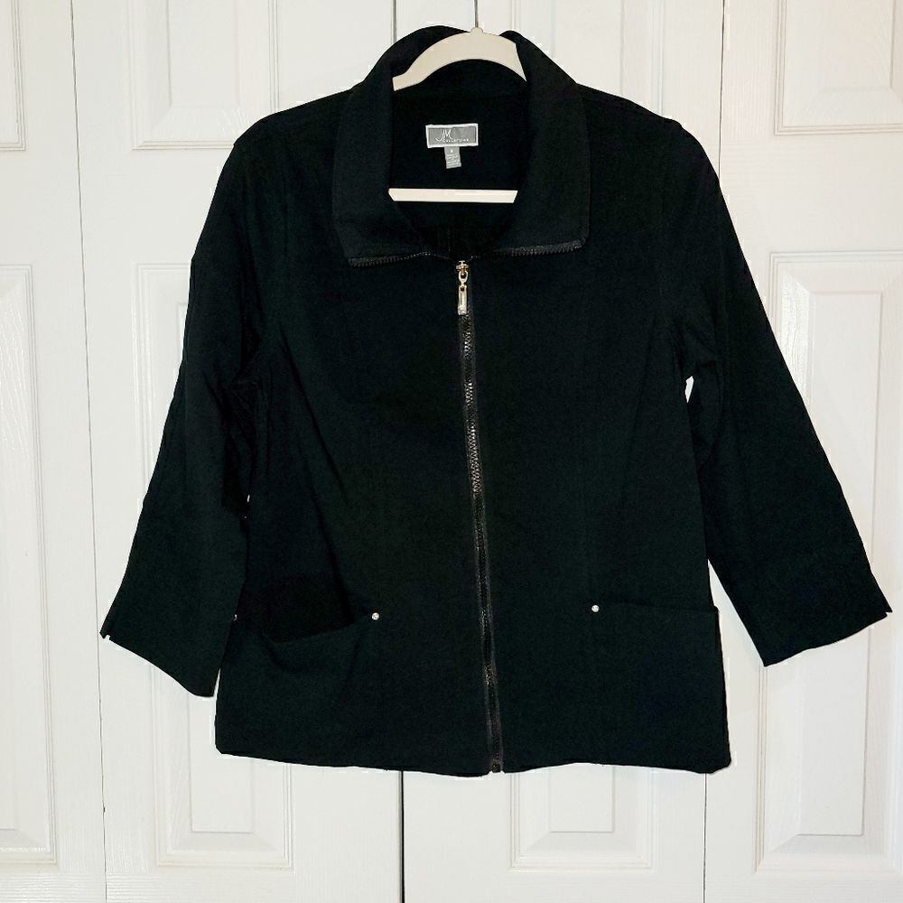 JM COLLECTION BLACK JACKET  ^